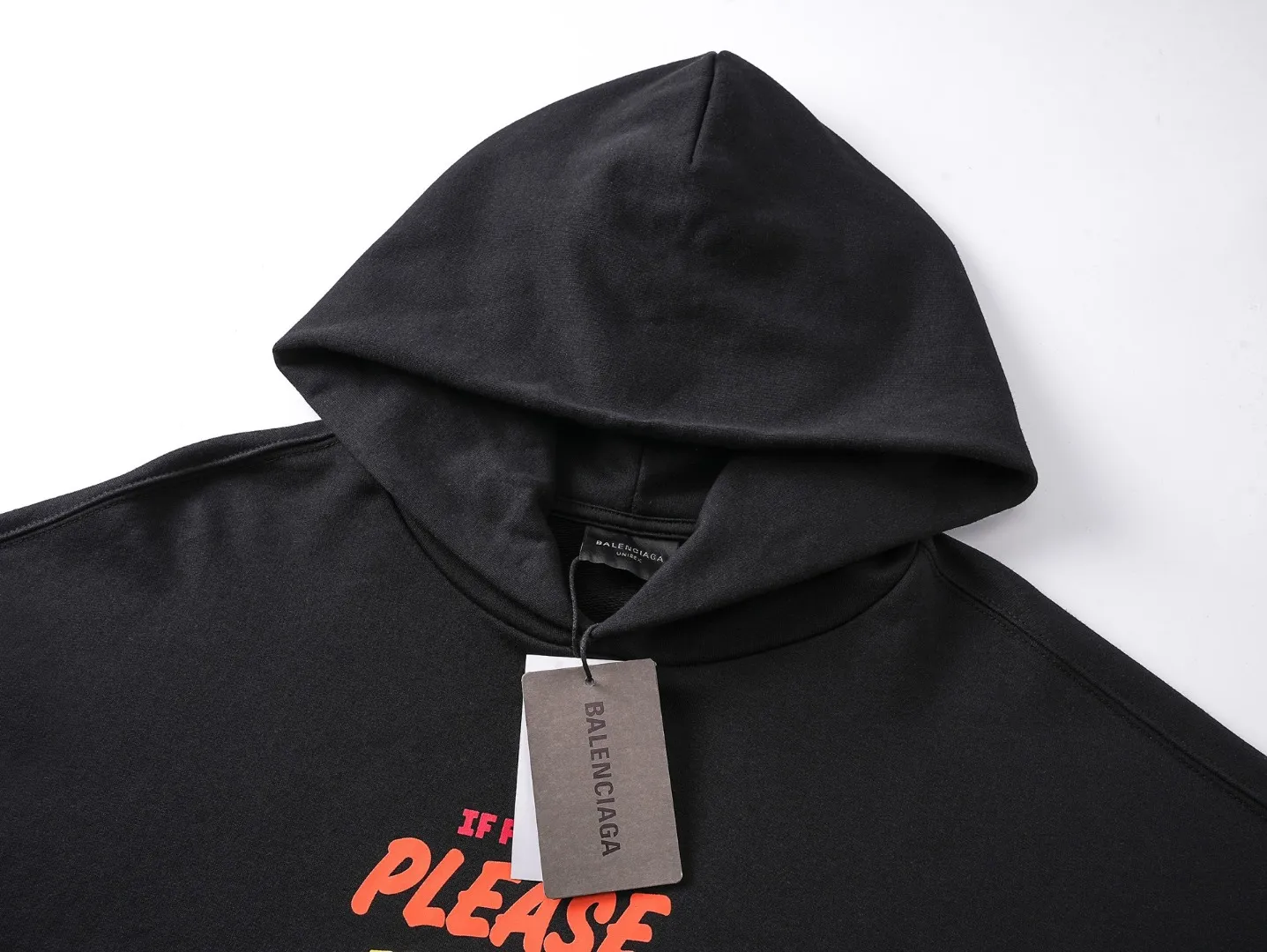BALENCI*GA LOGO . . . . . 460g . Same Style -Color：Black -SIZE：Xs S M L 8988#